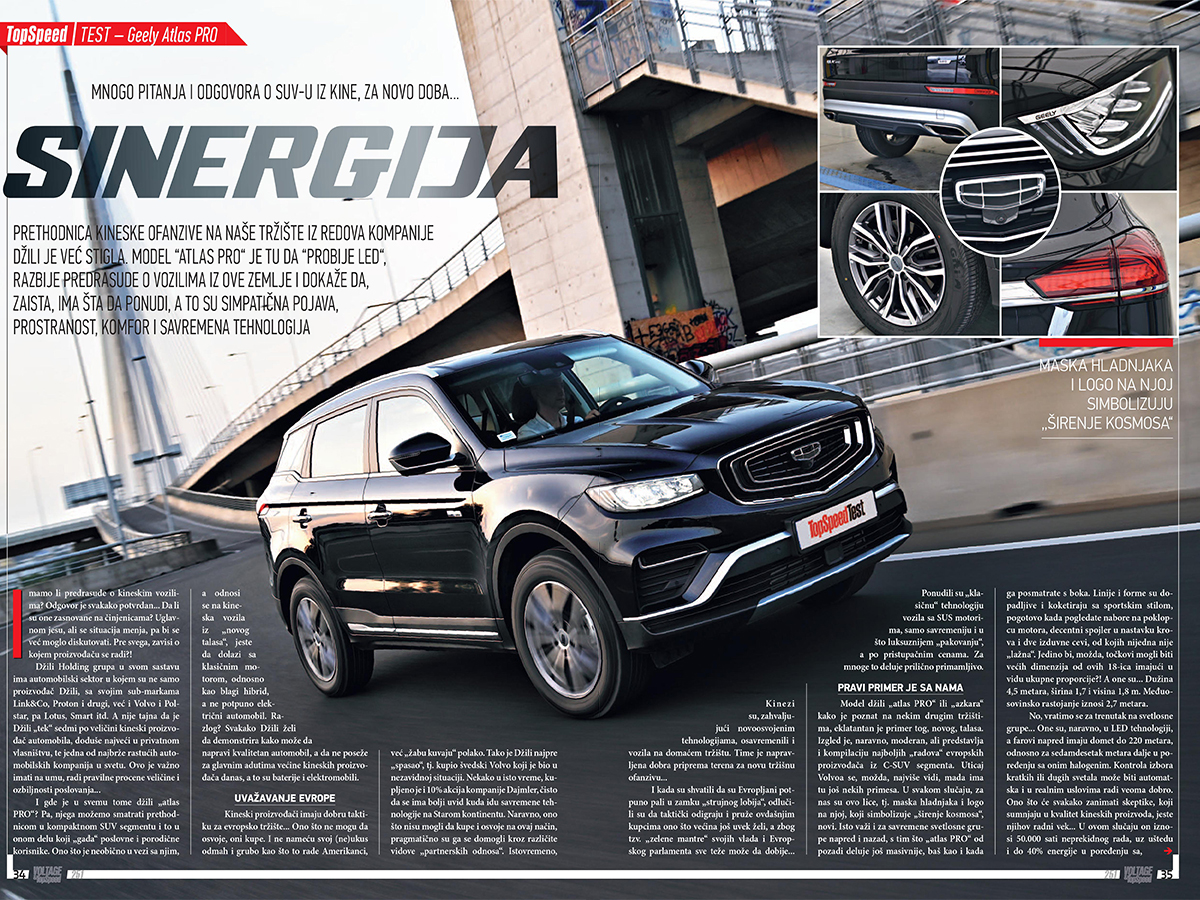 Test: Geely Atlas PRO <br>Top Speed, 27.07.2023