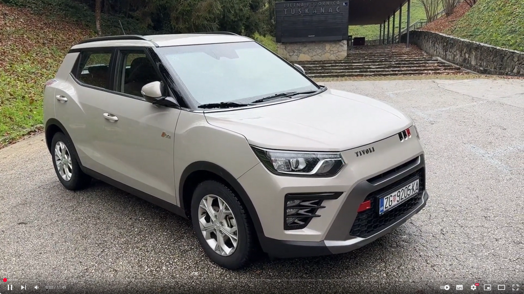 KGM Tivoli 2025 - detaljna recenzija (vanjština, unutrašnjost, infotainment) <br>youtube.com/@crospotter13, 28.03.2025