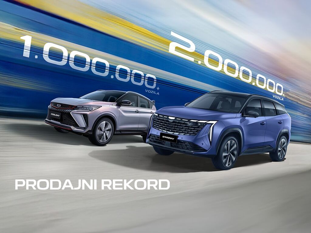 Geely Starray dostigao 2 miliona prodatih vozila, Coolray 1 milion