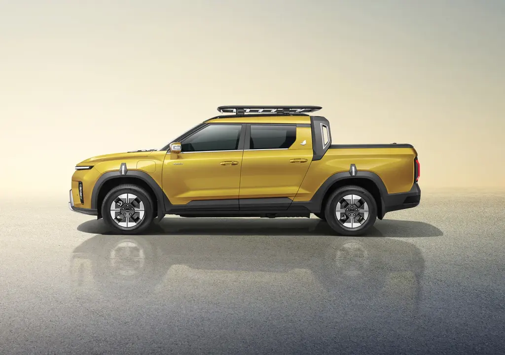 Prihaja prvi korejski električni pick-up ‒ KGM Musso EV