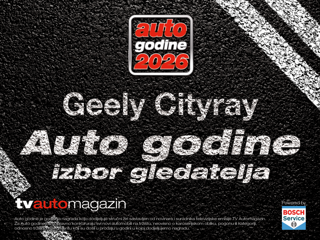Geely Cityray proglašen za Auto godine 2026. u Hrvatskoj! 🚗🏆