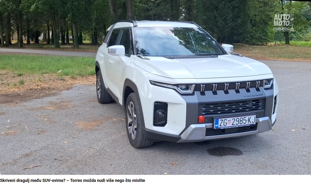 Skriveni dragulj među SUV-ovima? – Torres možda nudi više nego što mislite<br>automotovision (YouTube), 08.12.2025