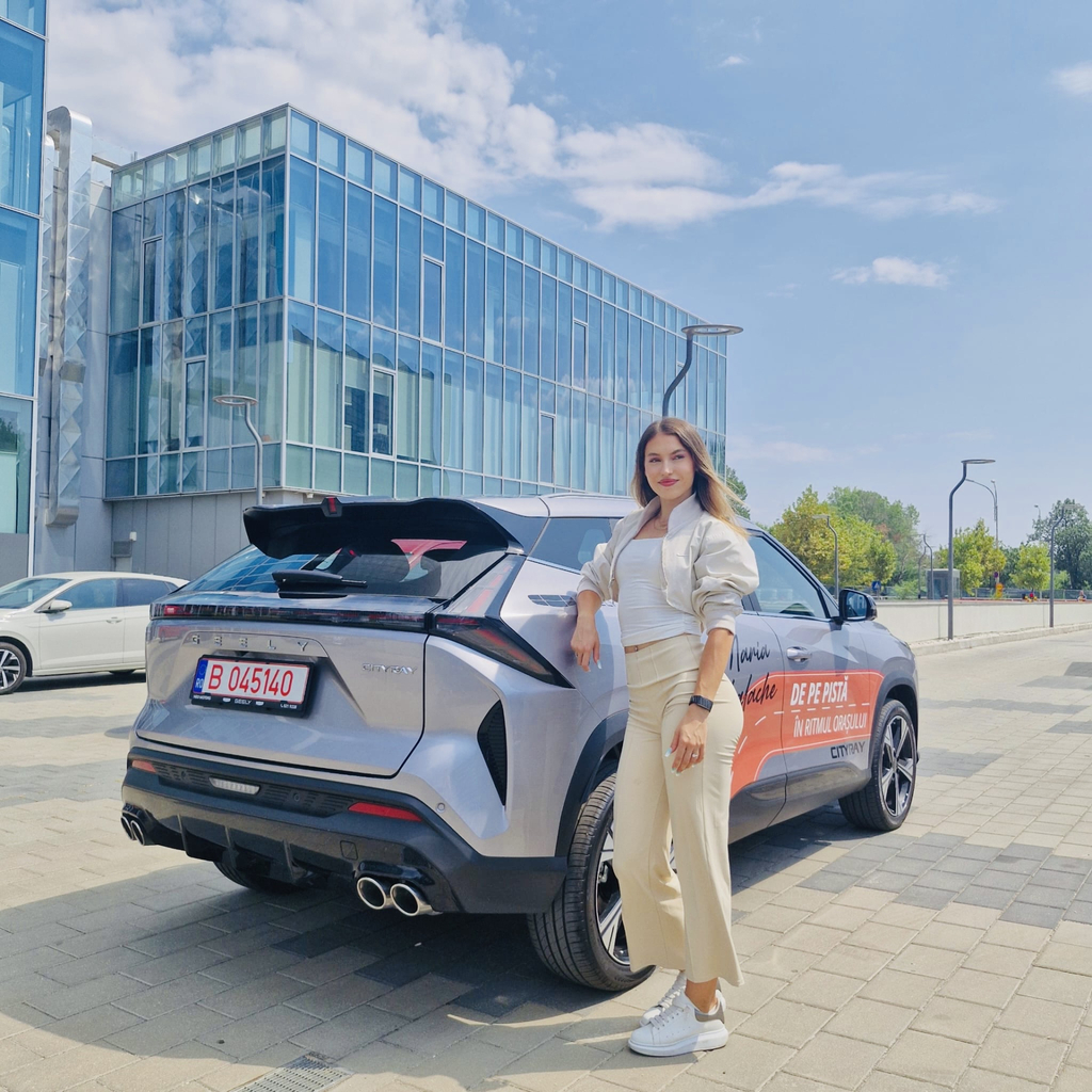 De pe pistă, în ritmul orașului. Geely devine partenerul de mobilitate al atletei Maria Mihalache